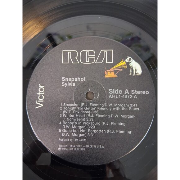 Sylvia Snap Shot Vinyl Record AHL1-4672 VTG 1983 Country Pop Rock RCA Victor VG+ - Picture 4 of 9